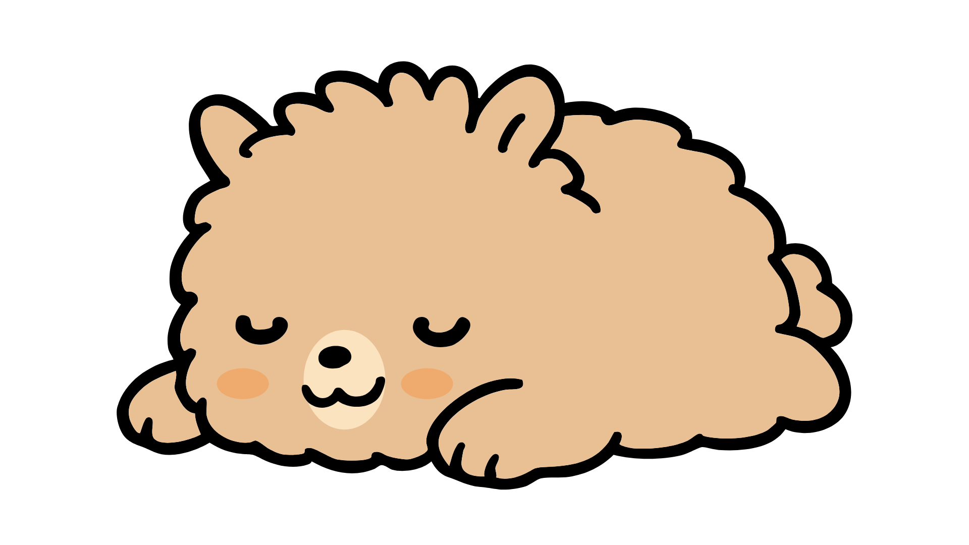 リラックスしているさぎょまる